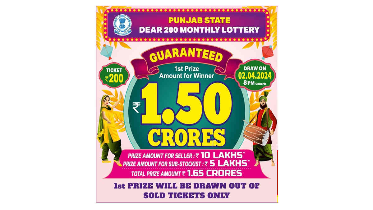 Punjab Dear 200 Monthly Lottery
