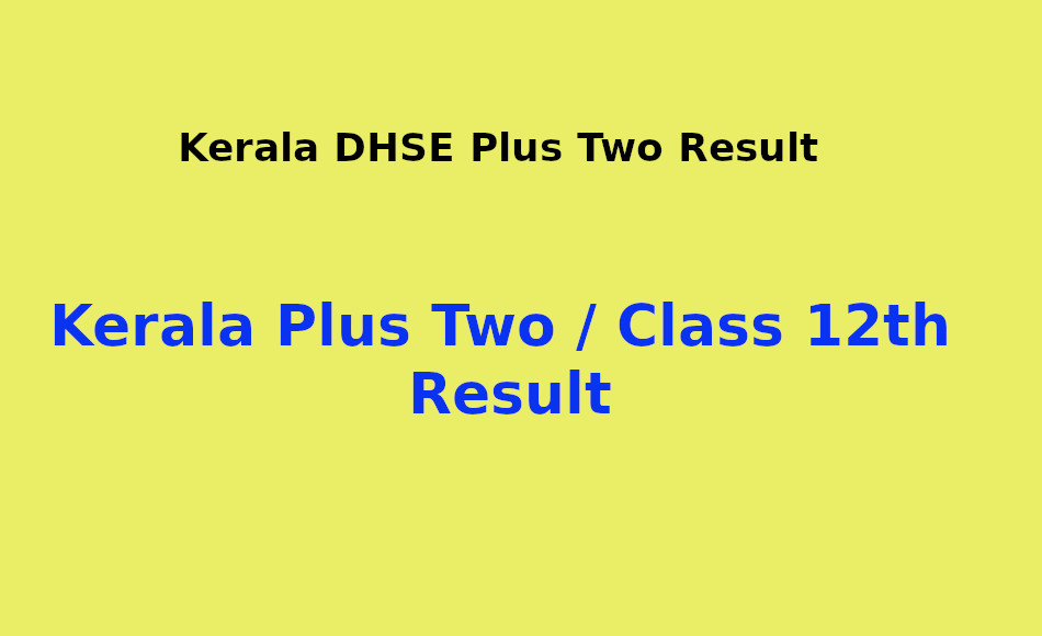 Kerala plus two result